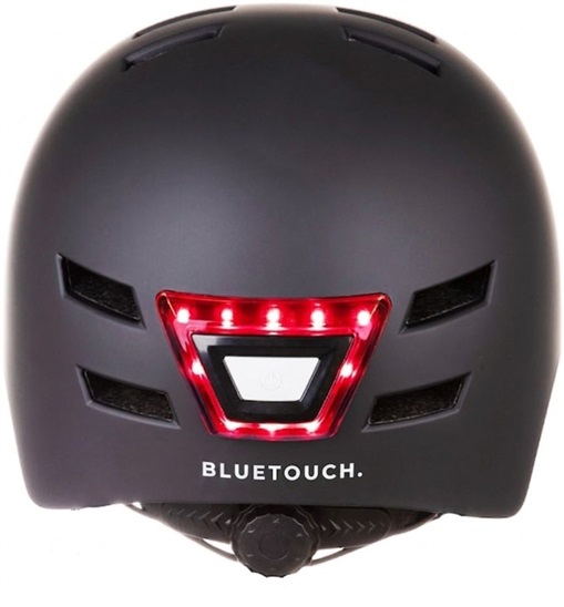 BLUETOUCH helma s LED - černá, S 8594213616391