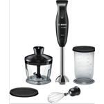 BOSCH_ 600 W, noha s čepeľou QuattroBlade, mix. nádoba, univerz. sekáčik, metla na šľahanie, farba: čierna MSM2650B