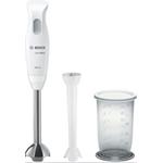 BOSCH_ 600 W,noha s čepeľou QuattroBlade,úzka mix. noha SlimFoot, mix.nádoba,fabra: biela MSM26130