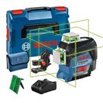 BOSCH GLL 3-80 CG, čárový laser, až 30 m, s přijímačem až 120 m, akumulátor 0601063T00