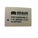 BRAUN akumulátor - CANON NB-7L 59351