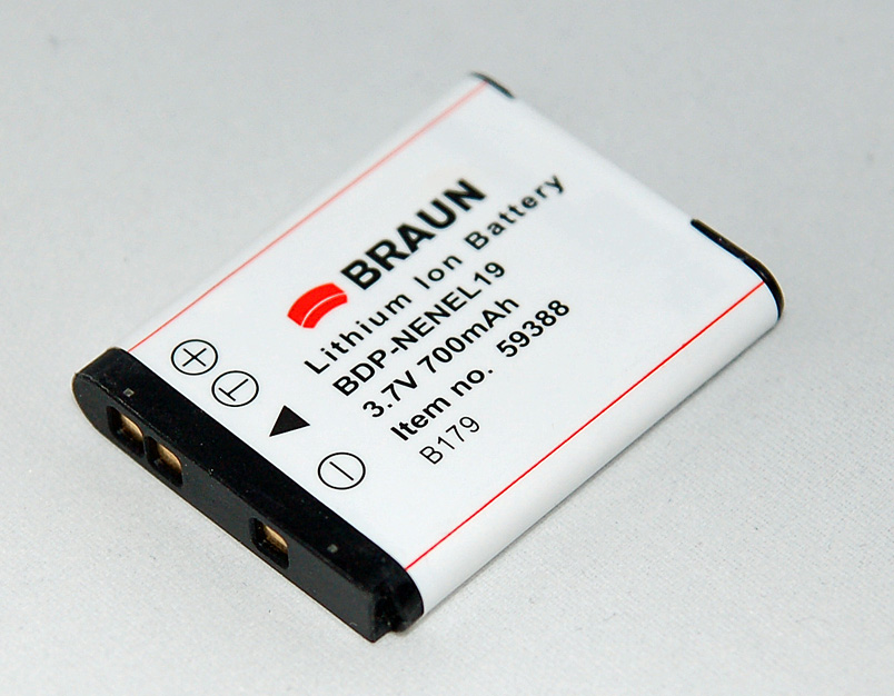 Braun akumulátor NIKON EN-EL19, 600mAh 59388