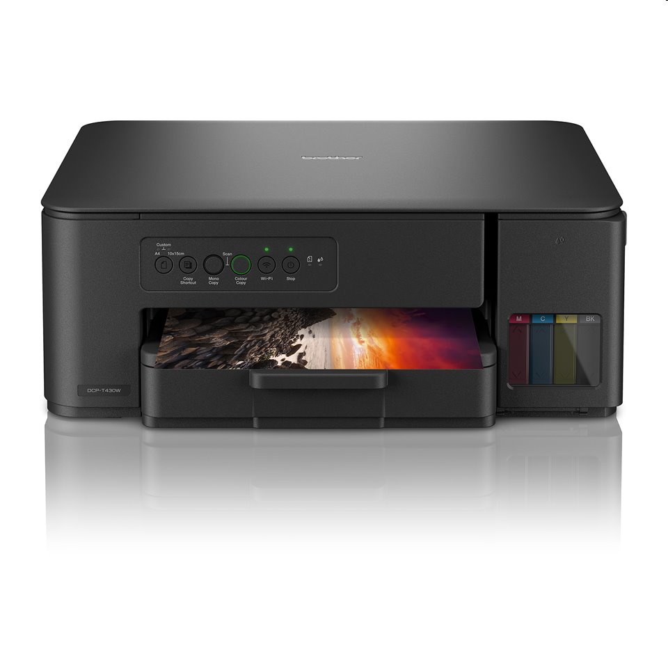 Brother DCP-T430W, A4 Tank Inkjet MFP, print/scan/copy, 16 obr/min, 1200x6000, USB, WiFi