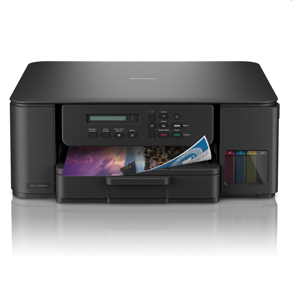 Brother DCP-T530DW, A4 Tank Inkjet MFP, print/scan/copy, 16 obr/min, 1200x6000, USB, WiFi, duplex
