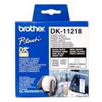 BROTHER DK11218 ROUND PAPER 1" LABEL 24MM X 24MM X 1000