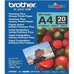 Brother Glossy Photo Paper, foto papier, lesklý, biely, A4, 260 g/m2, 20 ks, BP71GA4, atramentový