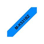 Brother M-K531BZ - Černá na modré - Role (1,2 cm x 8 m) 1 role nelaminovaná páska - pro P-Touch PT- MK531BZ