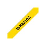 Brother M-K621BZ - Černá na žluté - Role (0,9 cm x 8 m) 1 role nelaminovaná páska - pro P-Touch PT- MK621BZ