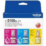 Brother originál ink BTD100CLVAL, CMY, 3x5000str.