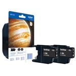 Brother originál ink LC-1240BKBP2, black, 2x600str., 2ks, Brother MFC-J6910DW LC1240BKBP2
