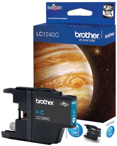 Brother originál ink LC-1240C, cyan, 600str., Brother MFC-J6910DW LC1240C