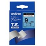 Brother originál páska do tlačiarne štítkov, Brother, TZE-521, čierny tlač/modrý podklad, laminovan TZE521