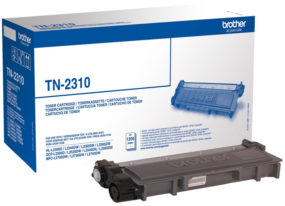 Brother originál toner TN2310, black, 1200str., Brother HL-L23xx, DCP-L25xx, MFC-L27xx