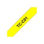 Brother TCC01 - 12 mm x 6.7 m - černá na fluorescentním žlutém podkladu - lamino páska - pro P-Touc