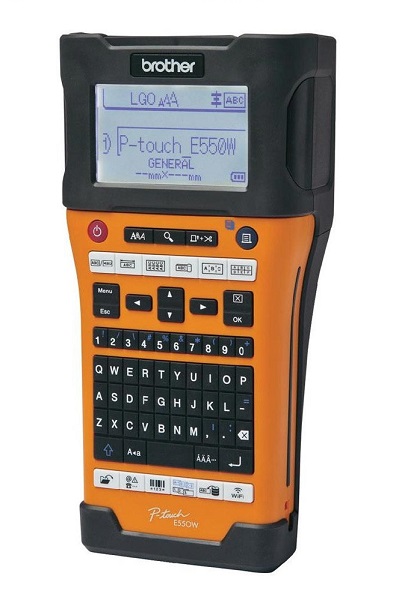 BROTHER tiskárna štítků PT-E550WVP - 24mm, pásky TZe, mobilní, Průmyslová Tiskárna Štítků - popisovač PTE5 PTE550WVPVT1