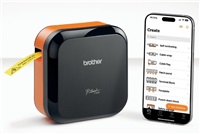 BROTHER tiskárna štítků PT-E720BTZ - 12,24mm, pásky, mobilní, Tiskárna Štítků pro průmysl a elekt PTE720BTZ1
