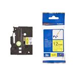 Brother TZFX631 černe písmo, žltá páska FLEXIBLE ID Tape (12mm) TZEFX631
