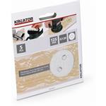 Brúsny papier Kreator KRT230557 125mm na farbu G120, 5ks