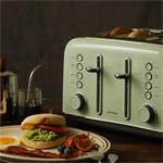 BUYDEEM 4-plátkový hriankovač, model DT640E, farba zelená, EU DT640E-CG/EU