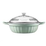 BUYDEEM multifunkčný hrniec z hliníkovej zliatiny, 3,8L, 28cm, model CP181,farba zelená CP181-CG