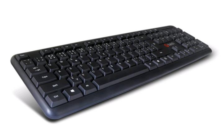 C-TECH CZ/SK KB-102 PS2 slim black KB-102-BL
