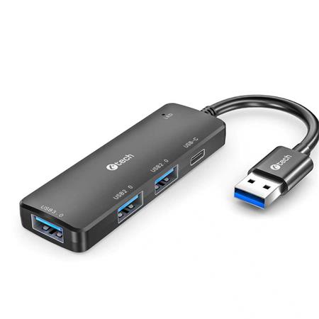 C-TECH HUB USB, UHB-U3-AC, 1x USB-A 3.0, 2x USB-A 2.0,1x USB-C, černá