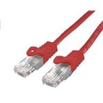 C-TECH kabel patchcord Cat6, UTP, červený, 1m