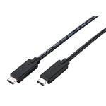 C-TECH Kabel USB 3.2, Type-C (CM/CM), PD 100W, 20Gbps, 1m, černý KABCT1CD0