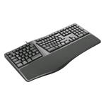 C-TECH klávesnice KB-113E USB, ERGO, černá, CZ/SK