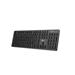 C-TECH klávesnice KB-115 bezdrátová 2.4Ghz USB, slim, CZ/SK, černá