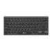 C-TECH klávesnice KB-120S Dual mode, bezdrátová, BT5.0 + 2,4GHz, USB nano receiver, CZ/SK