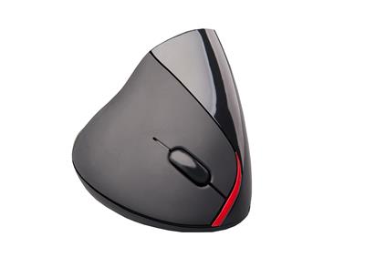 C-TECH myš VEM-07 vertikálna, bezdrôtová. 5 tlačidiel, čierna, USB nano receiver SKCTECHMYSVEM07