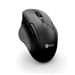 C-TECH myš WLM-17 Dual mode, bezdrátová, BT5.0 + 2,4GHz, 1600DPI, 6 tlačítek, USB nano receiver, černá WLM-17BK