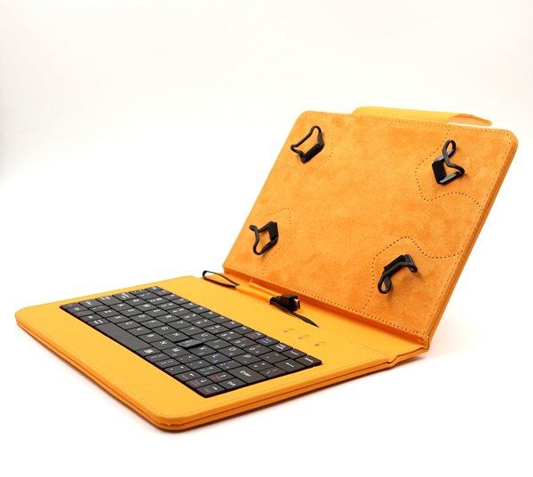 C-TECH PROTECT puzdro univerzálne s klávesnicou pre 7"-7,85" tablety, FlexGrip, NUTKC-01, oranzove TAPCT2012