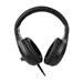C-TECH sluchátka s mikrofonem MHS-05, USB, ovládání na kabelu, náhlavní, černá MHS-05U