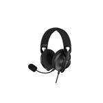 C-TECH sluchátka s mikrofonem Nemesis V3 (GHS-19), 4pin 3,5mm jack + redukce na 2x jack, náhlavní, černá