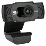 C-TECH webkamera CAM-11FHD/ Full HD 1080p/ MJPEG/YUY2/ mikrofon/ držák/ Plug and Play/ USB 2.0/ kabel 1,5m/ černá