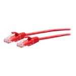 C2G 10ft (3m) Cat6a Snagless Unshielded (UTP) Slim Ethernet Network Patch Cable - Red - Patch kabel C2G30164