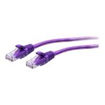 C2G 15ft (4.5m) Cat6a Snagless Unshielded (UTP) Slim Ethernet Network Patch Cable - Purple - Patch C2G30193