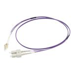 C2G 15m LC/SC OM4 LSZH Fibre Patch - Purple - Patch kabel - multirežim LC (M) do SC několik režimů 81765
