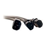 C2G 16 AWG 1-to-2 Power Cord Splitter - Separátor k napájení - IEC 60320 C14 do IEC 60320 C13 - 1.8 80631