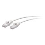 C2G 1ft (0.3m) Cat6a Snagless Unshielded (UTP) Slim Ethernet Network Patch Cable - White - Patch ka C2G30181