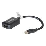 C2G 20cm Mini DisplayPort to HDMI Adapter - Thunderbolt to HDMI Converter M/F - Black - Kabel Displ 84313