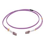C2G 5m LC/LC OM4 LSZH Fibre Patch - Purple - Patch kabel - multirežim LC (M) do multirežim LC (M) - 81752