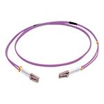 C2G 7m LC/LC OM4 LSZH Fibre Patch - Purple - Patch kabel - multirežim LC (M) do multirežim LC (M) - 81753