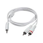 C2G - Audio kabel - stereo mini jack (M) do RCA (M) - 3 m - odstíněný - bílá - pro Apple iPod 80127