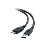 C2G - Kabel USB - USB typ A (M) do Micro-USB Type B (M) - USB 3.0 - 1 m - černá 81683