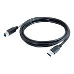 C2G - Kabel USB - USB typ A (M) do USB Type B (M) - USB 3.0 - 1 m - černá 81680