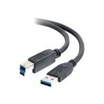 C2G - Kabel USB - USB typ A (M) do USB Type B (M) - USB 3.0 - 2 m - černá 81681
