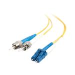 C2G LC-ST 9/125 OS1 Duplex Singlemode PVC Fiber Optic Cable (LSZH) - Patch kabel - jednoduchý režim 85595